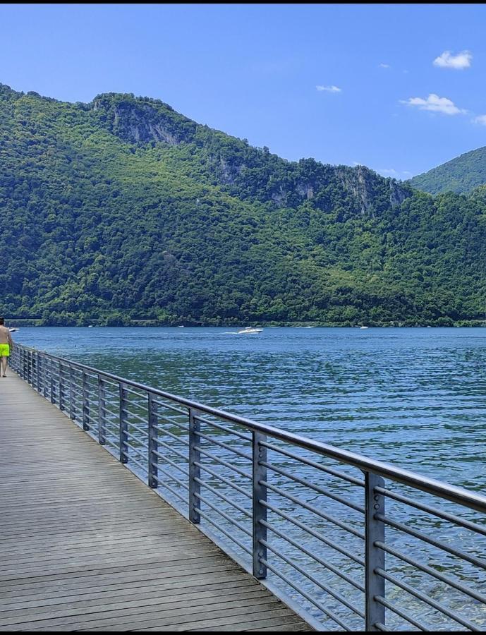 Lake Como Casa La Rosa อับบาเดีย ลาเรียนา ภายนอก รูปภาพ